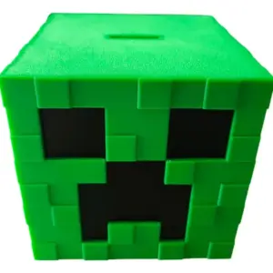 Alcancía - Creeper Pixelada Minecraft
