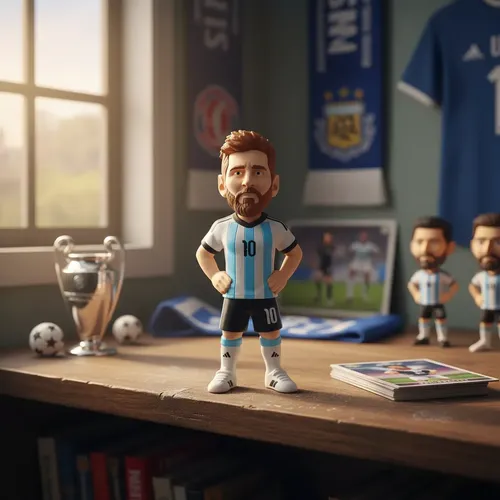 Figura Messi 3d - Imagen 3