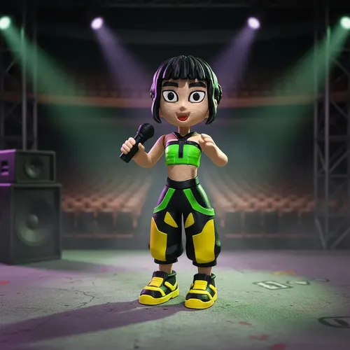 Guerreras Kpop Zoey Figura Articulada 3d 24cm