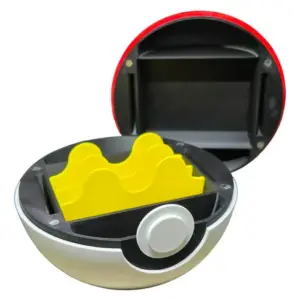 Pokebola Caja Porta Mazo Pokémon Tcg 120 Cartas