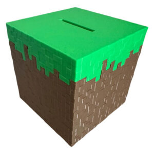 Alcancía Minecraft - Bloque