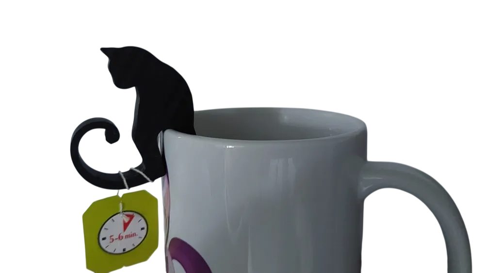 Sujetador de Bolsita de Té Gatito - Imagen 4