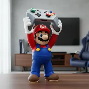 Super Mario Soporte Para Mando Nintendo Switch Pro