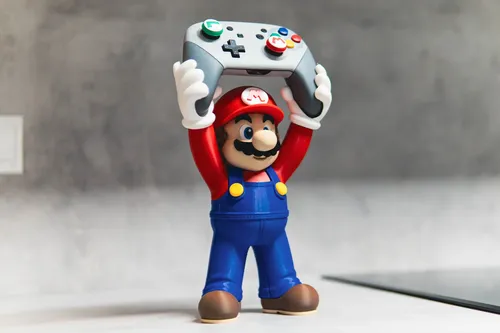 Super Mario Soporte Para Mando Nintendo Switch Pro - Imagen 4
