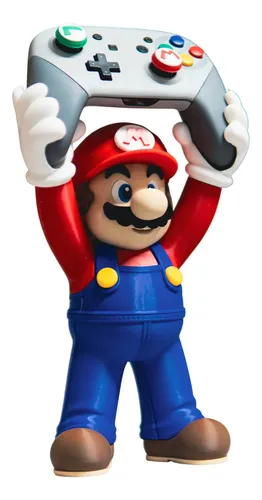 Super Mario Soporte Para Mando Nintendo Switch Pro - Imagen 3