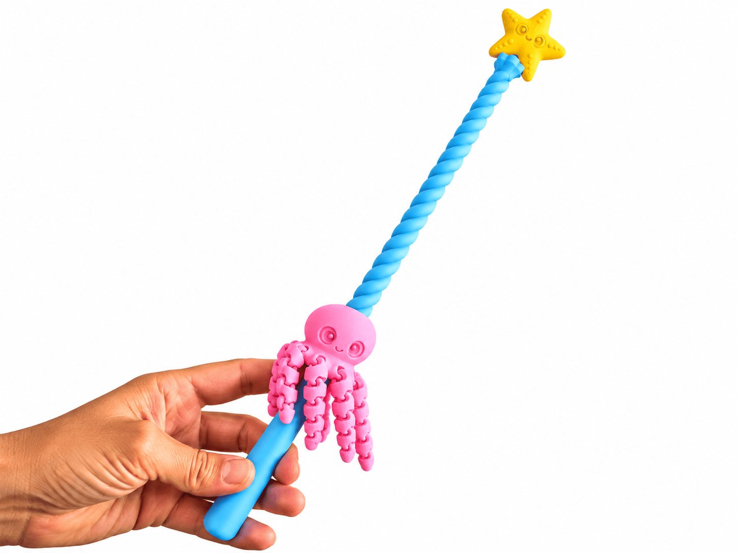 Varita con pulpo articulado giratorio - Imagen 3