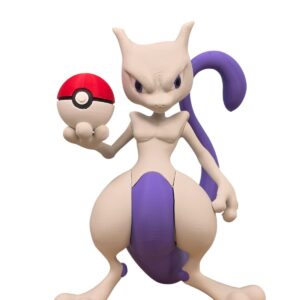 Figura Mewtwo de 21 cm – Impresa en 3D