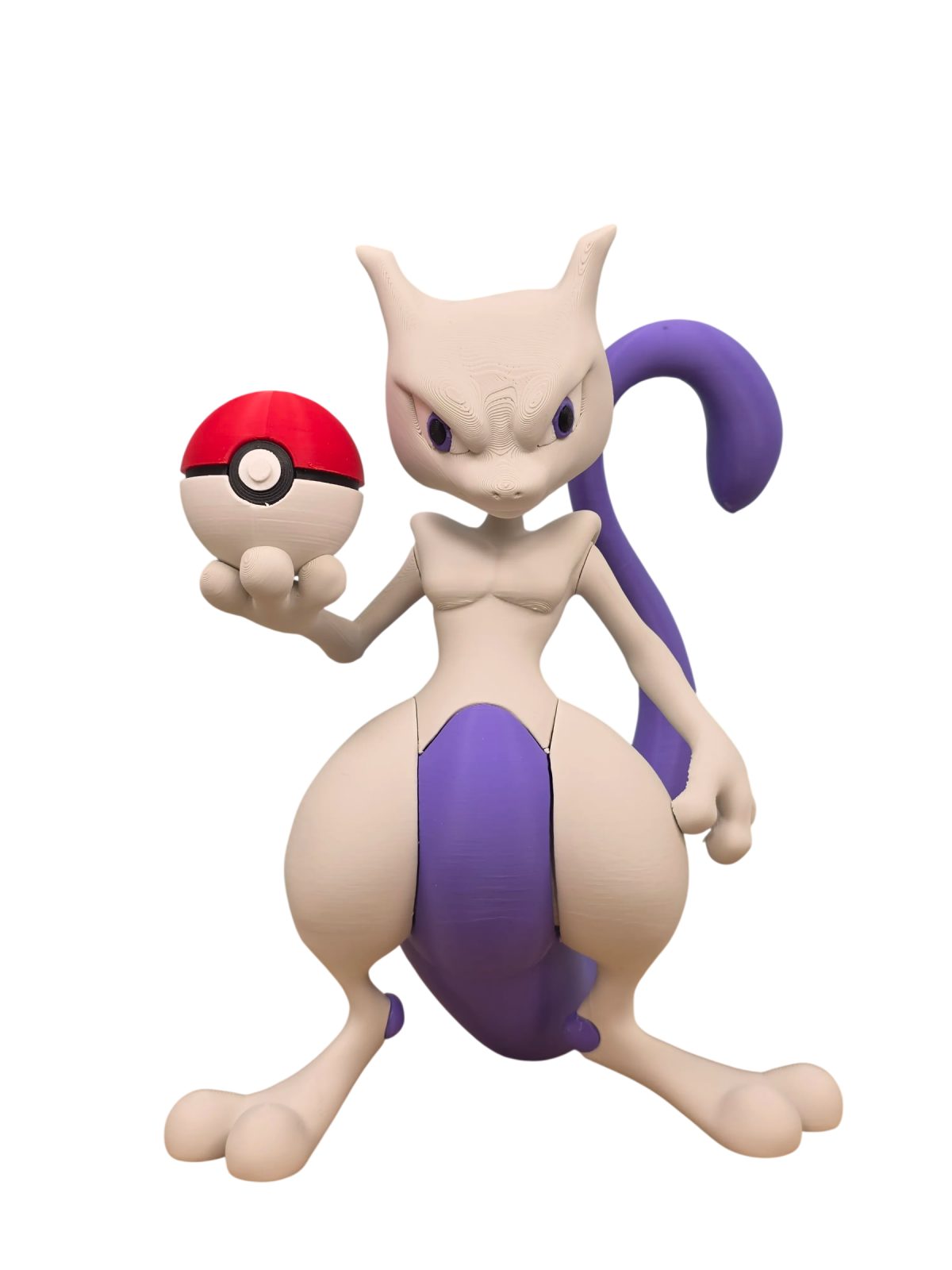 Figura Mewtwo de 21 cm – Impresa en 3D