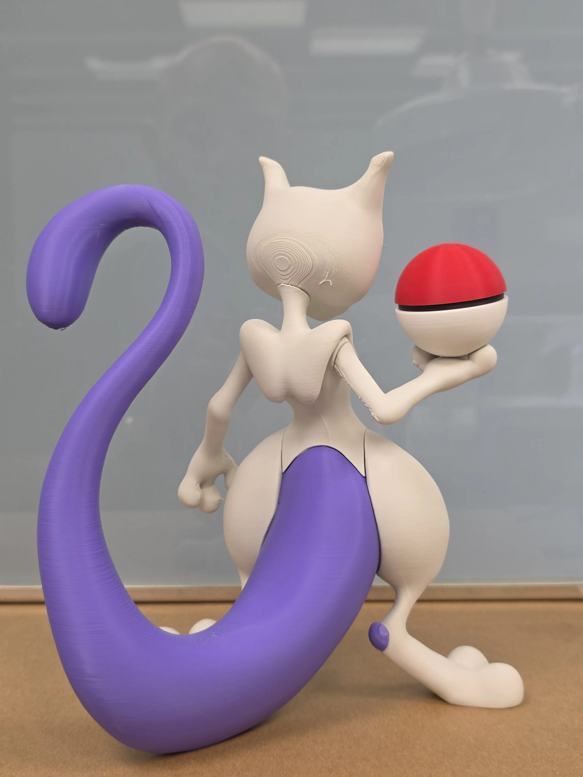 Figura Mewtwo de 21 cm – Impresa en 3D - Imagen 4
