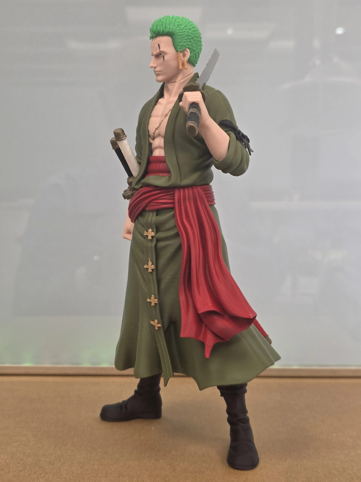 Figura Roronoa Zoro One Piece de 27 cm – Impresa en 3D - Imagen 5
