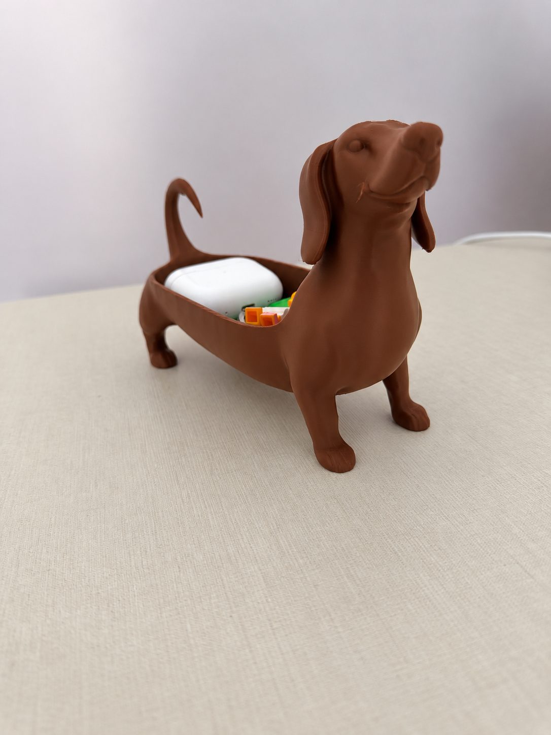 Organizador Perro Salchicha Porta Objetos - Imagen 2
