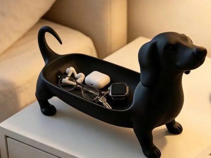 Organizador Perro Salchicha Porta Objetos - Imagen 6